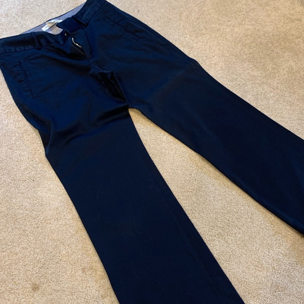 Banana Republic Martin Fit Wide-Leg Cuff Trousers